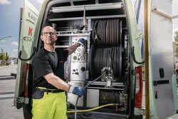 Kanalreinigung mit Hochdruckreinigung